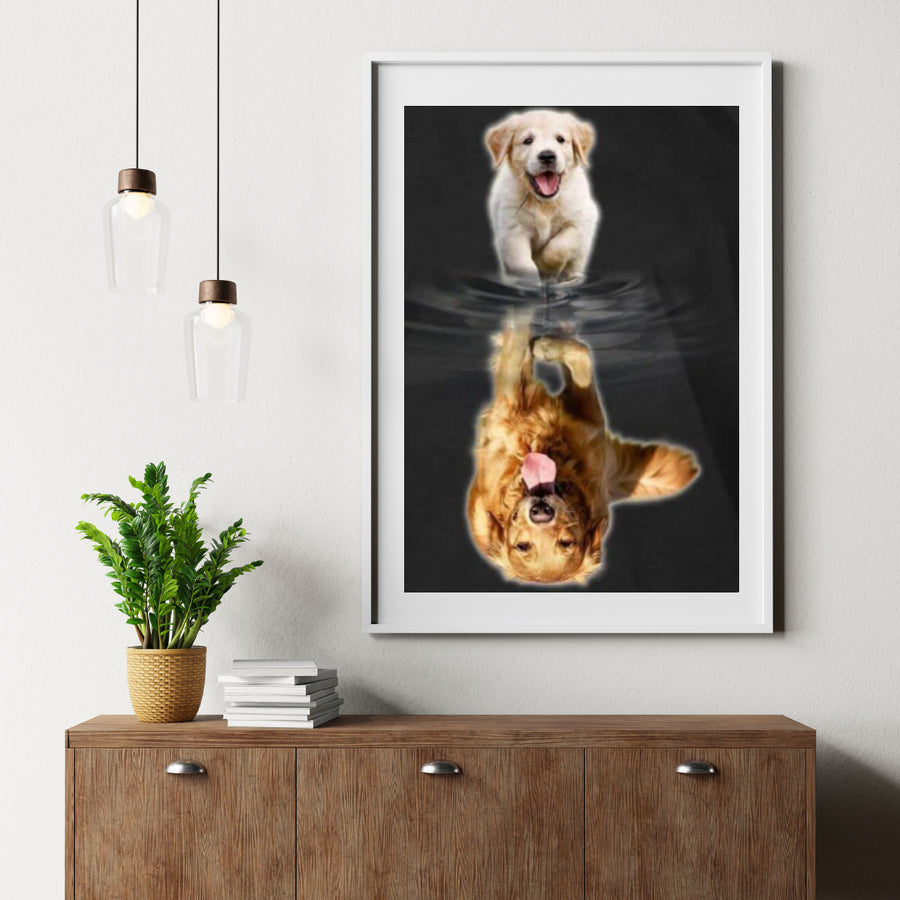 Diamond Painting Labrador Welpe zu Erwachsen - SEOS Shop®