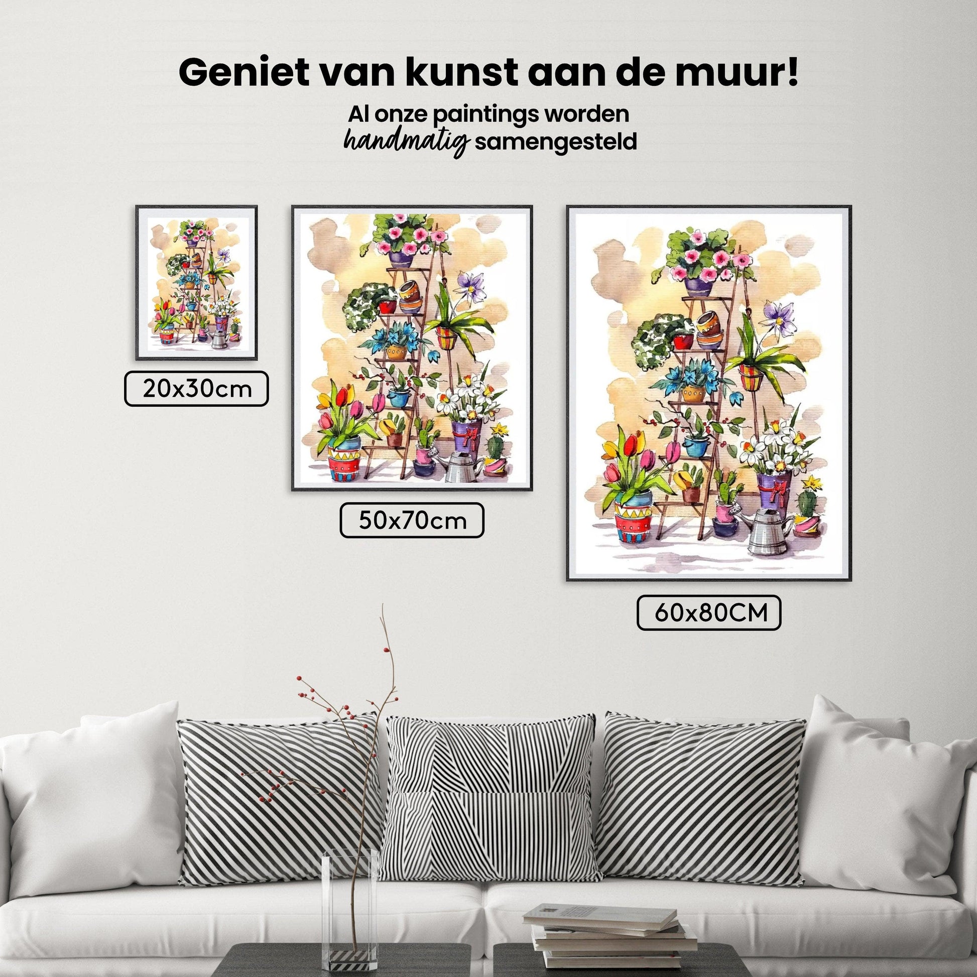 Diamond Painting Leiter mit Blumen - SEOS Shop ®