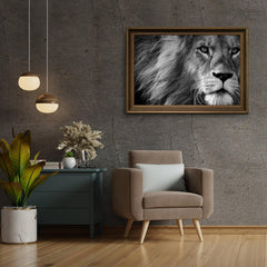 Diamond Painting Löwe in Schwarz und Weiß – SEOS Shop ®