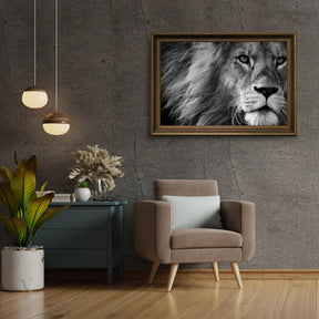 Diamond Painting Löwe in Schwarz und Weiß – SEOS Shop ®