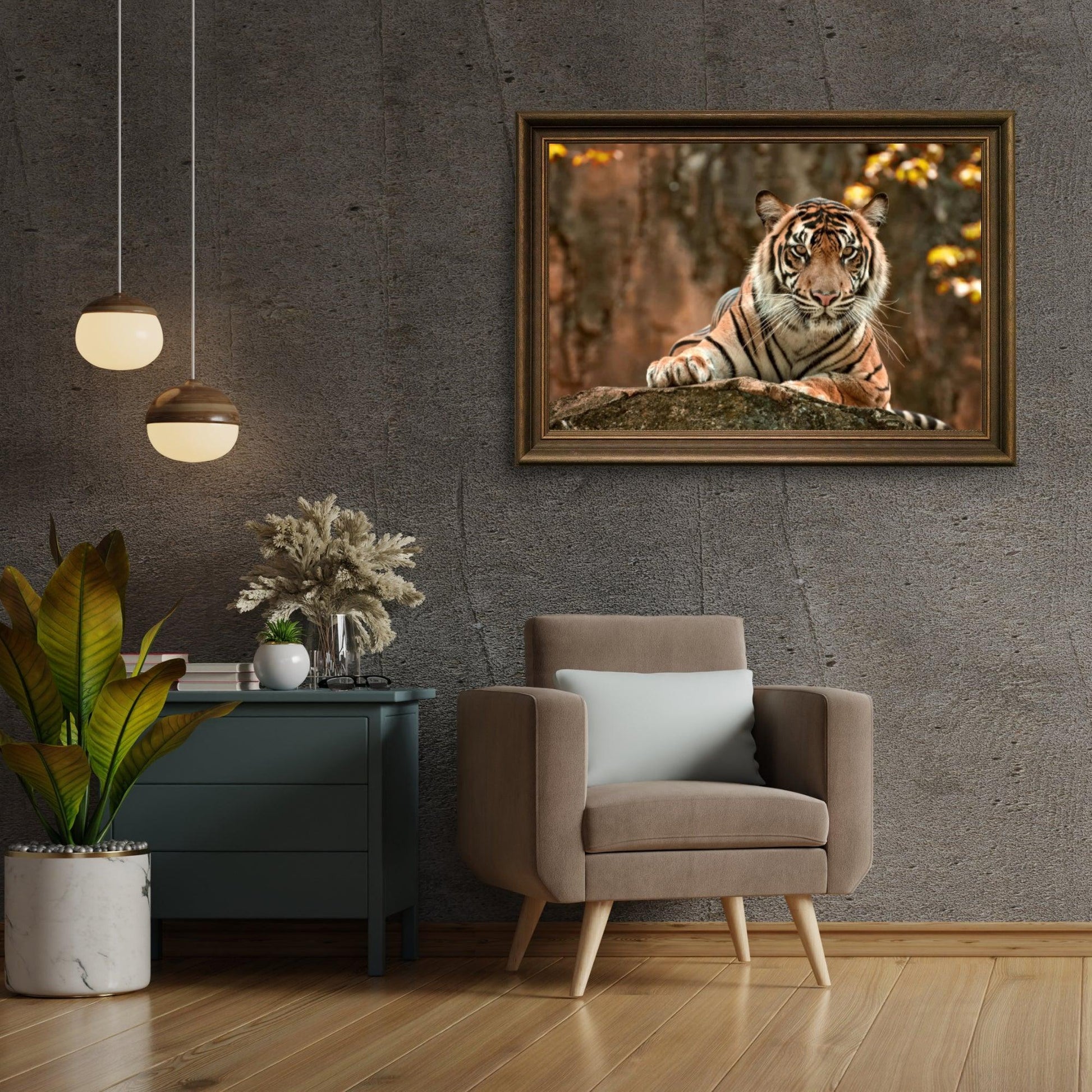 Diamond Painting Liegender Tiger - SEOS Shop ®