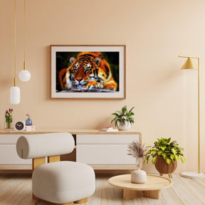 Diamond Painting Liegender Tiger - SEOS Shop ®