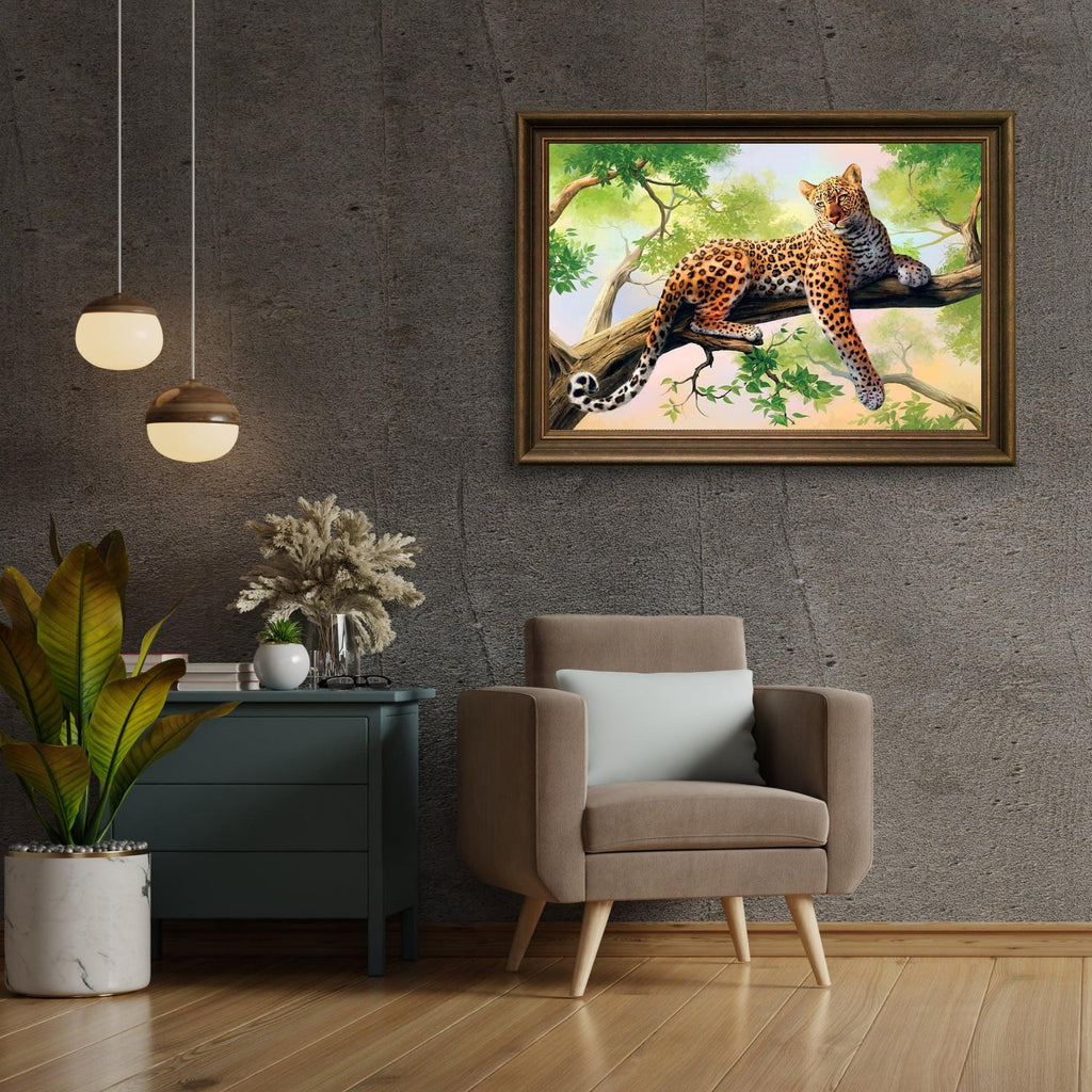 Diamond Painting Liegender Leopard - SEOS Shop ®