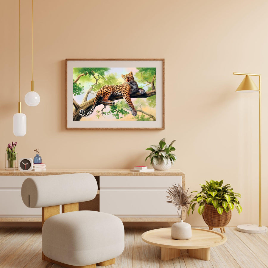 Diamond Painting Liegender Leopard - SEOS Shop ®