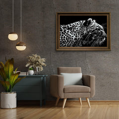 Diamantmalerei Leopard Schwarz und Weiß - SEOS Shop ®