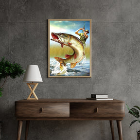 Diamantmalerei Männer fangen Fische - SEOS Shop ®