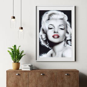 Diamond Painting Marilyn Monroe in Schwarzweiß - SEOS Shop ®