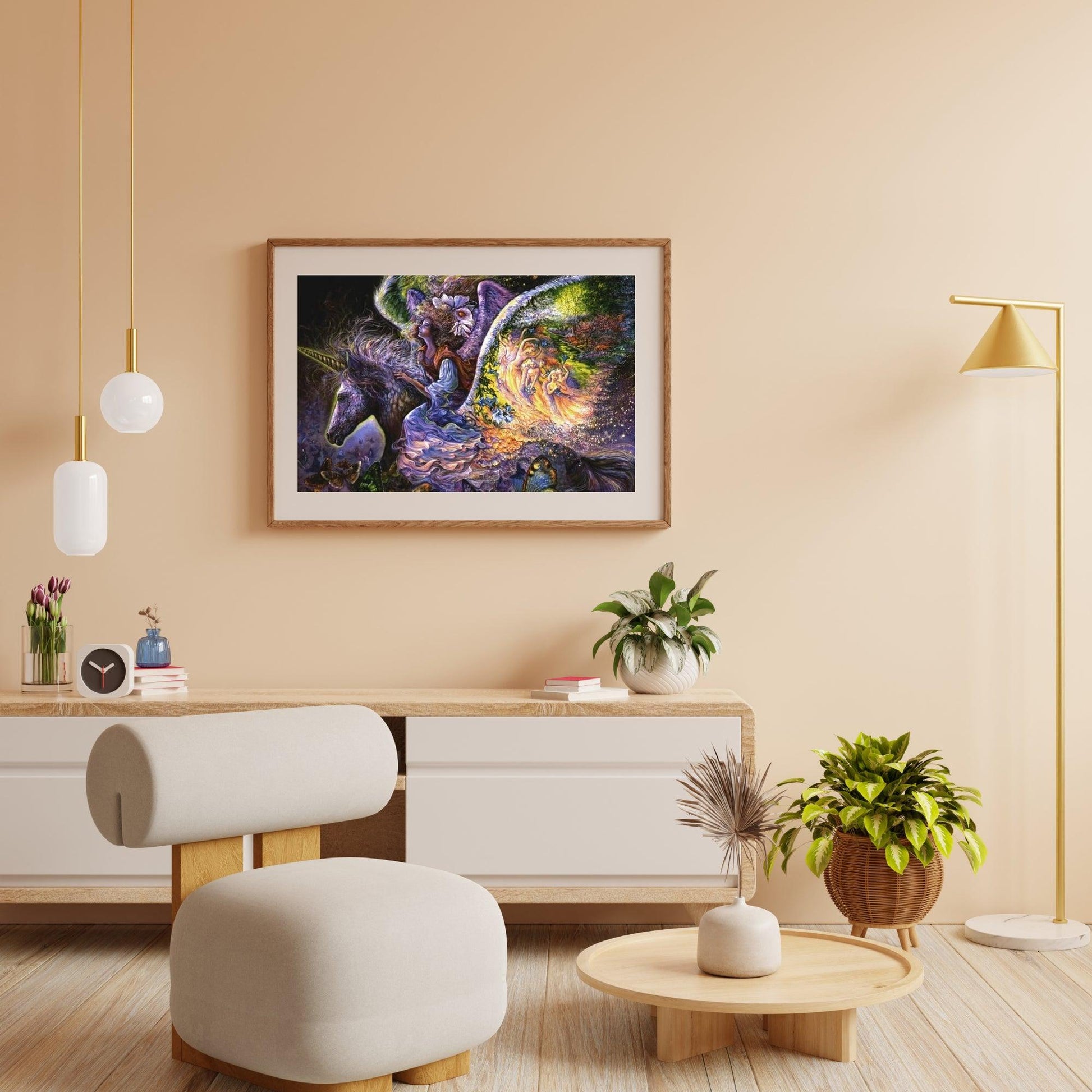 Diamond Painting Mädchen auf dem Fantasiepferd - SEOS Shop ®