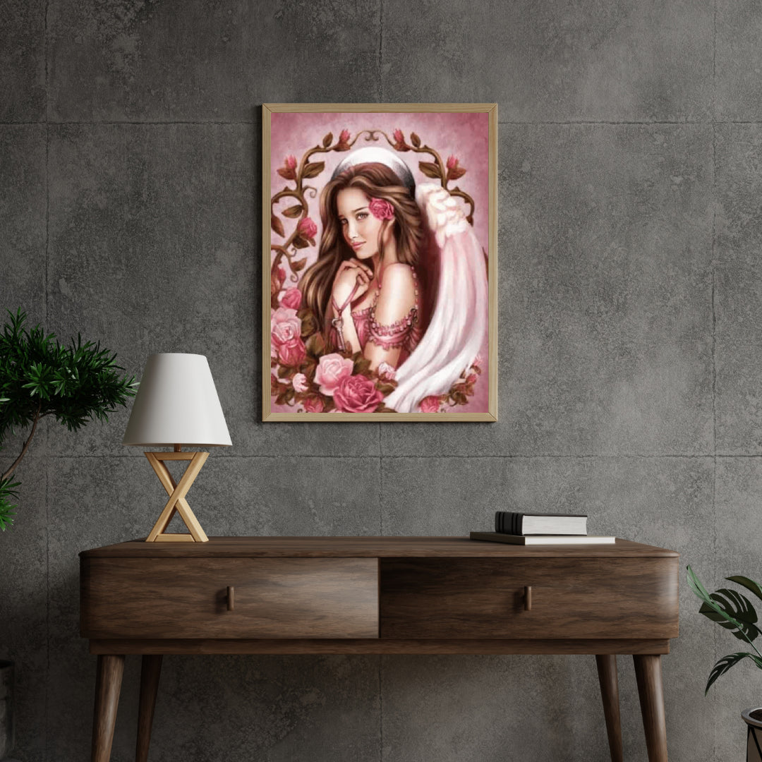 Diamond Painting Mädchen mit Rose - SEOS Shop ®