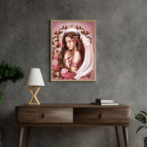 Diamond Painting Mädchen mit Rose - SEOS Shop ®