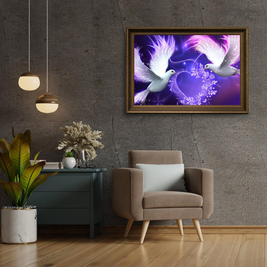 Diamond Painting Lover Lila Taube - SEOS Shop ®