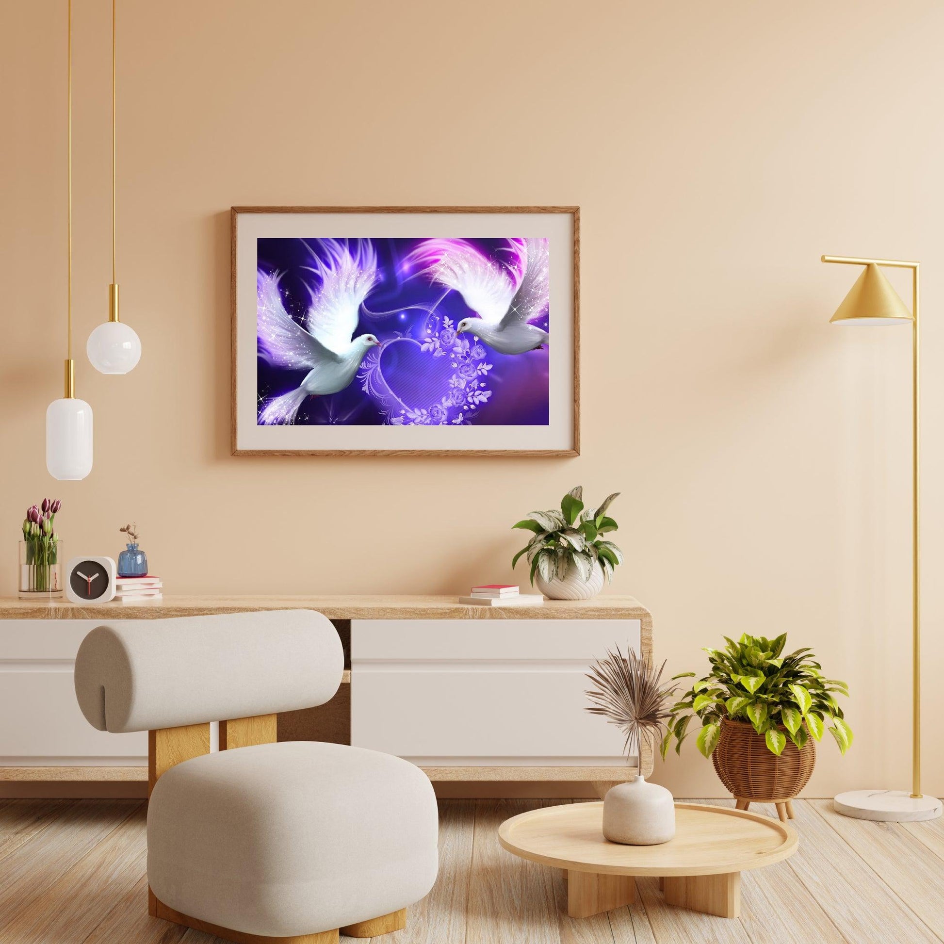 Diamond Painting Lover Lila Taube - SEOS Shop ®