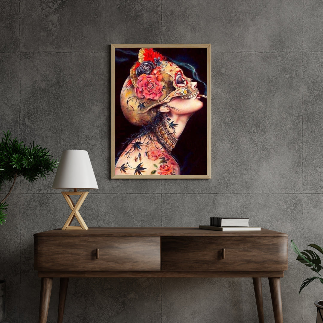 Diamantmalerei Modernes sexy rauchendes Mädchen - SEOS Shop ®