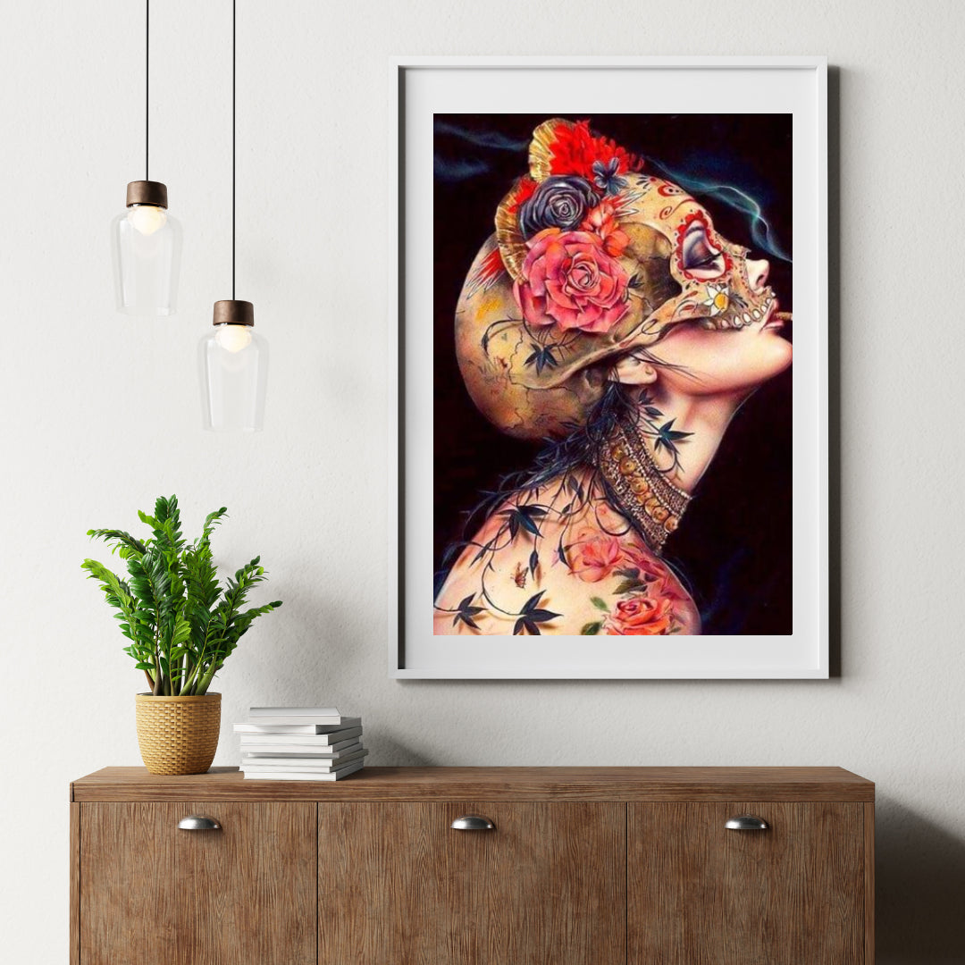 Diamantmalerei Modernes sexy rauchendes Mädchen - SEOS Shop ®