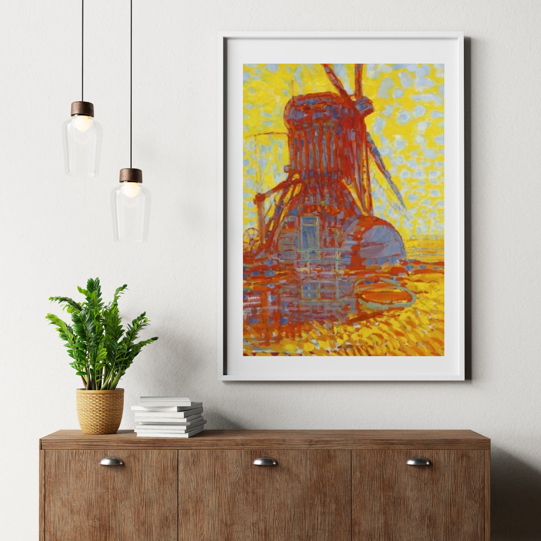 Diamantmalerei-Mühle im Sonnenlicht - SEOS Shop ®