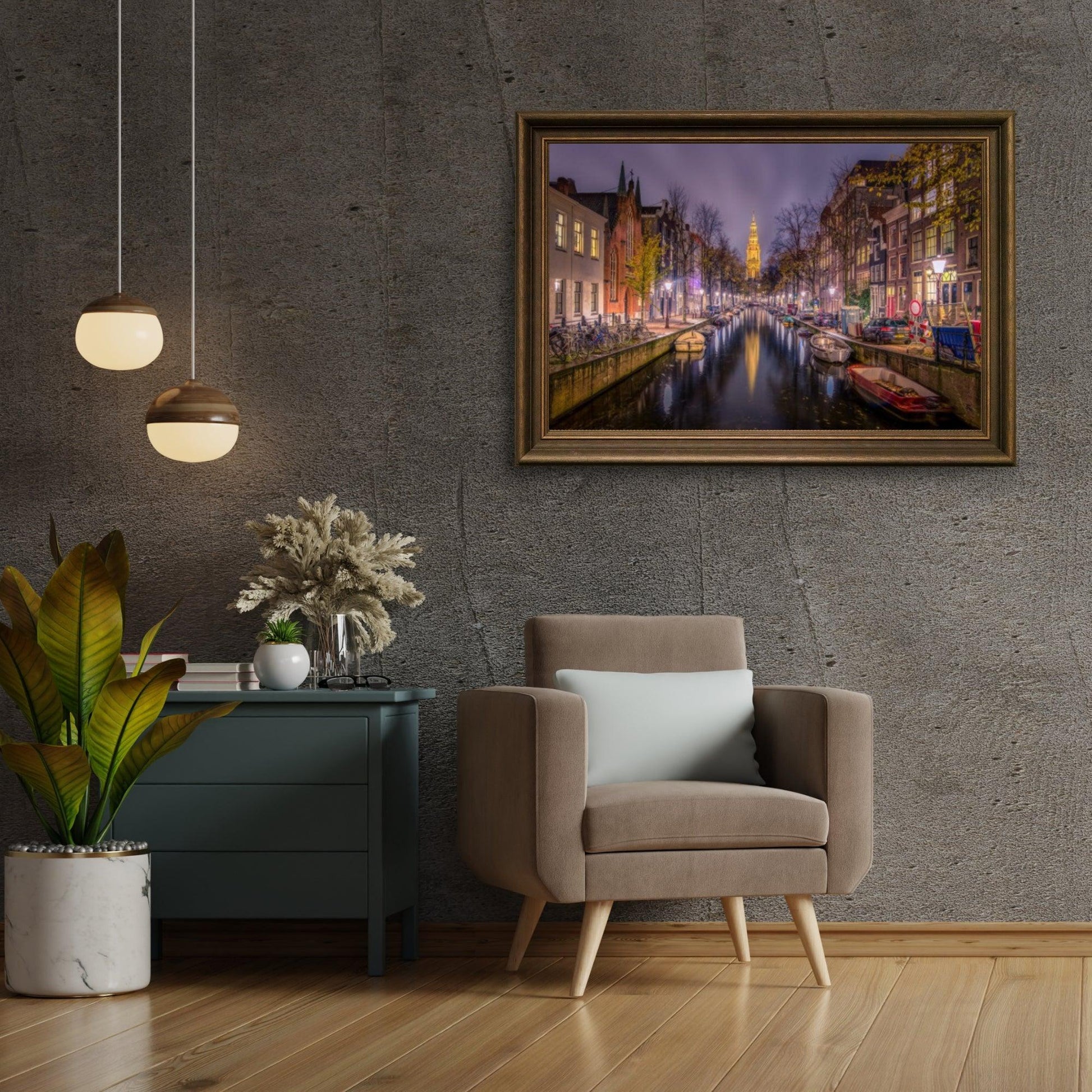 Diamantmalerei Niederlande Meerstad Nacht - SEOS Shop ®