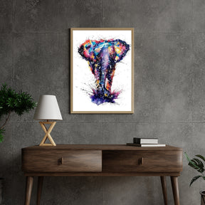 Diamond Painting Elefant mit vielen verschiedenen Farben - SEOS Shop®