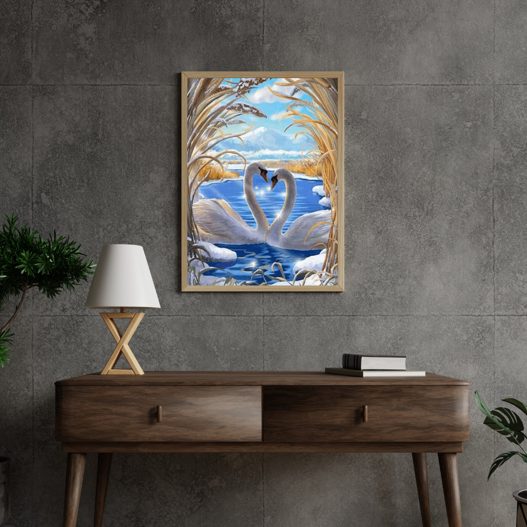 Diamond Painting Schwanenpaar - SEOS Shop ®