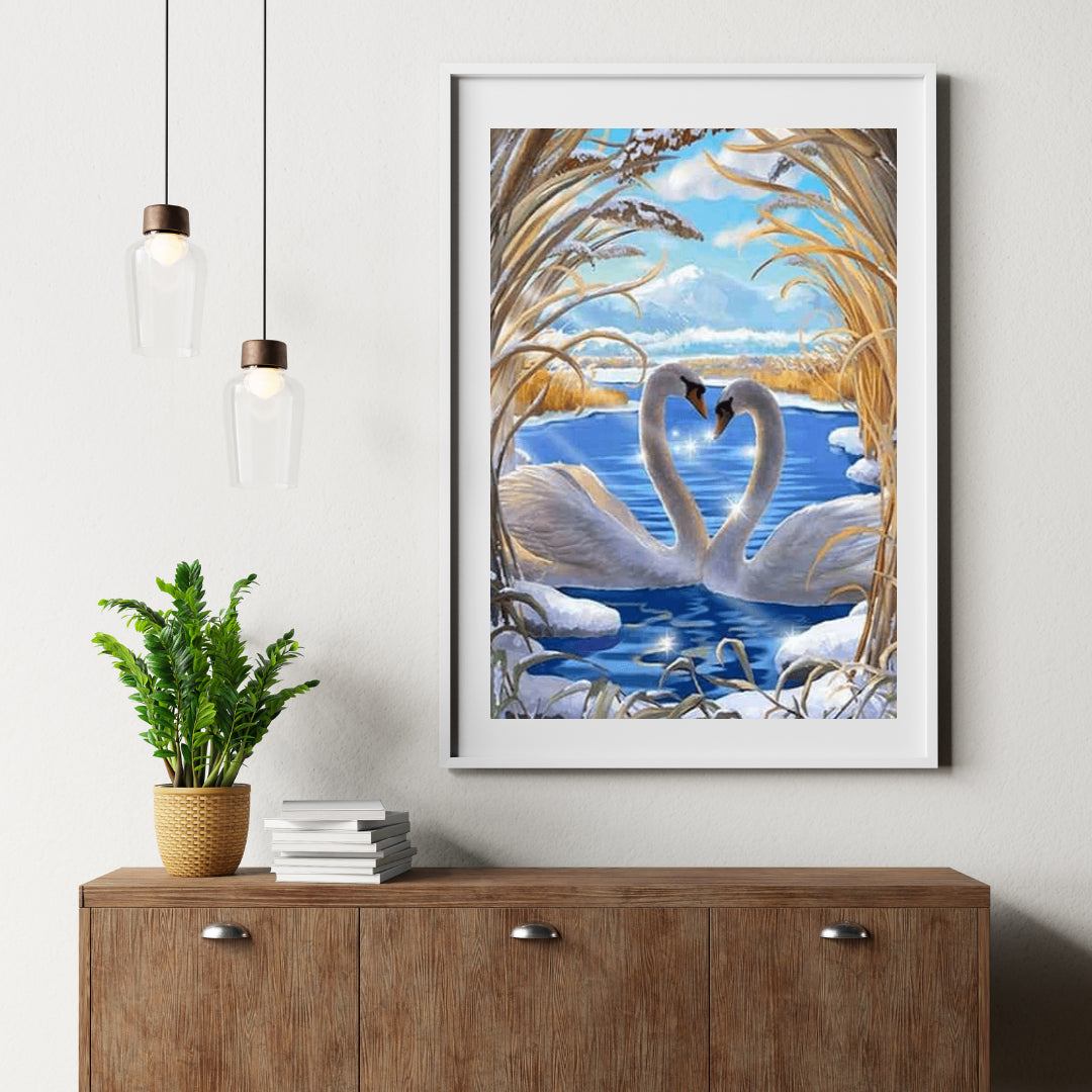 Diamond Painting Schwanenpaar - SEOS Shop ®