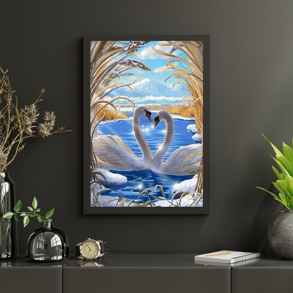 Diamond Painting Schwanenpaar - SEOS Shop ®