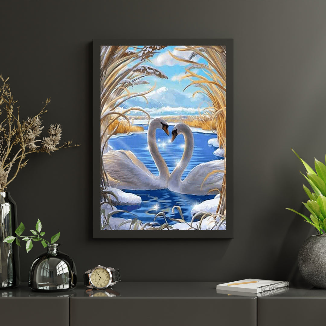 Diamond Painting Schwanenpaar - SEOS Shop ®