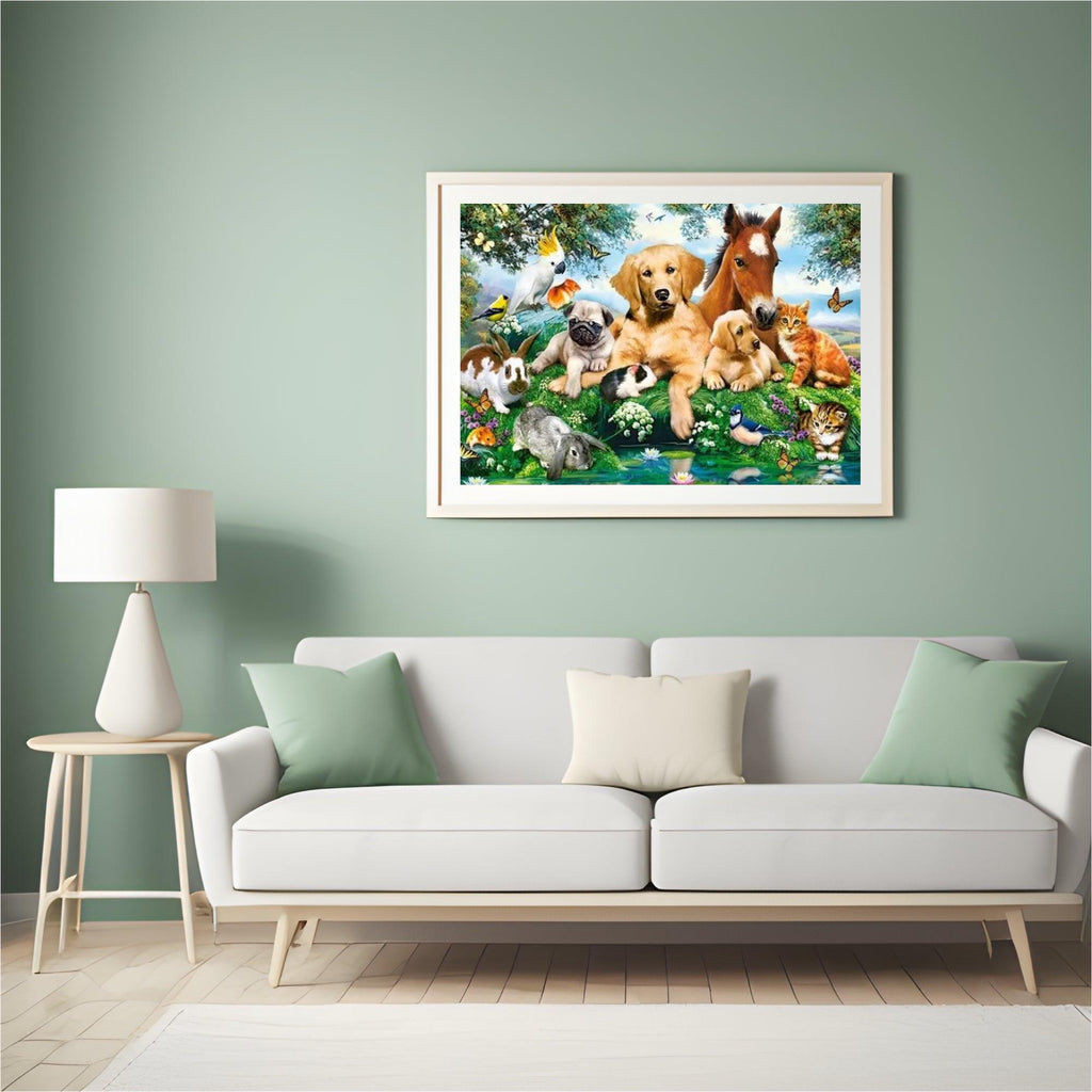 Diamantmalerei Pferd Hund Katze Papagei Vögel - SEOS Shop ®
