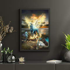 Diamond Painting Pferd Meerjungfrau und Seepferdchen - SEOS Shop ®