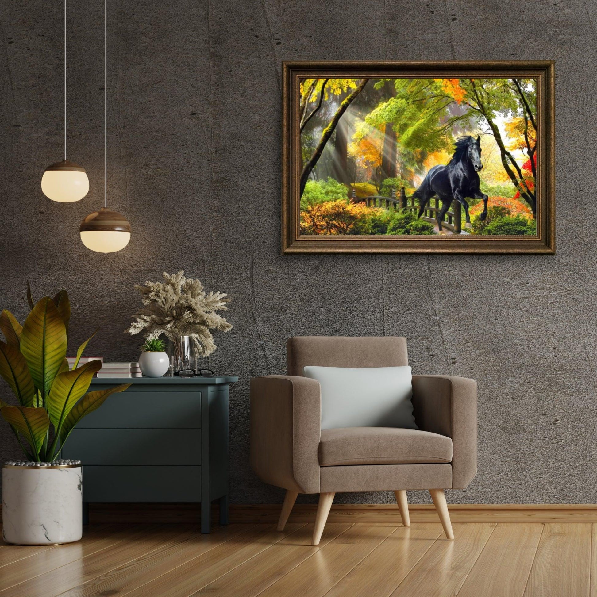 Diamond Painting Pferd im Wald - SEOS Shop ®