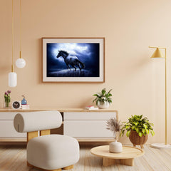 Diamond Painting Paard in het Donker – detailbeeld 4