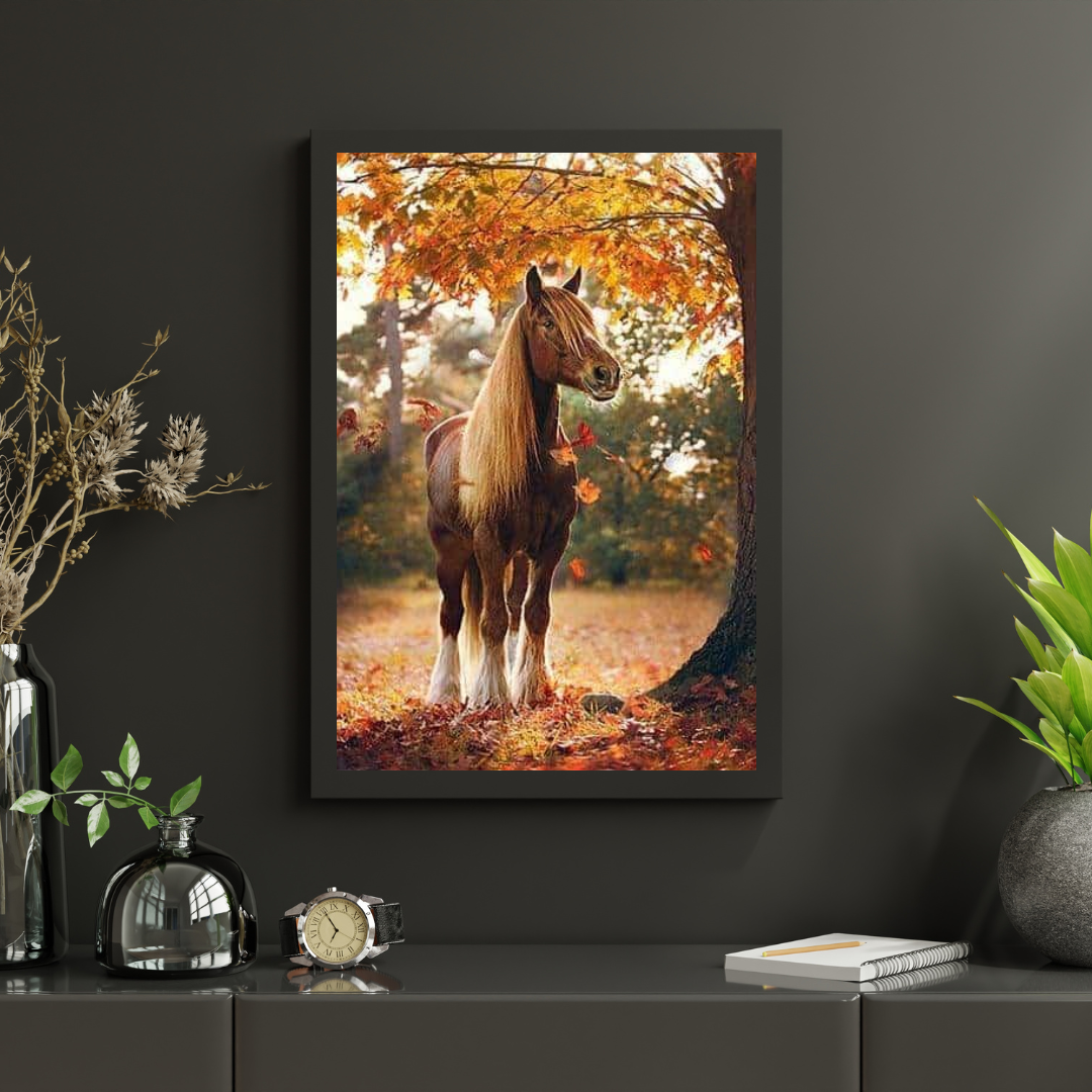 Diamantmalerei Pferd unter Baum - SEOS Shop ®