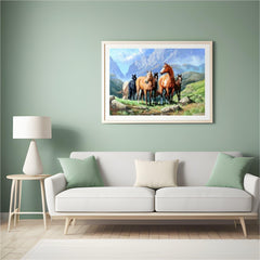 Diamond Painting Paarden in een veld - SEOS Shop ®