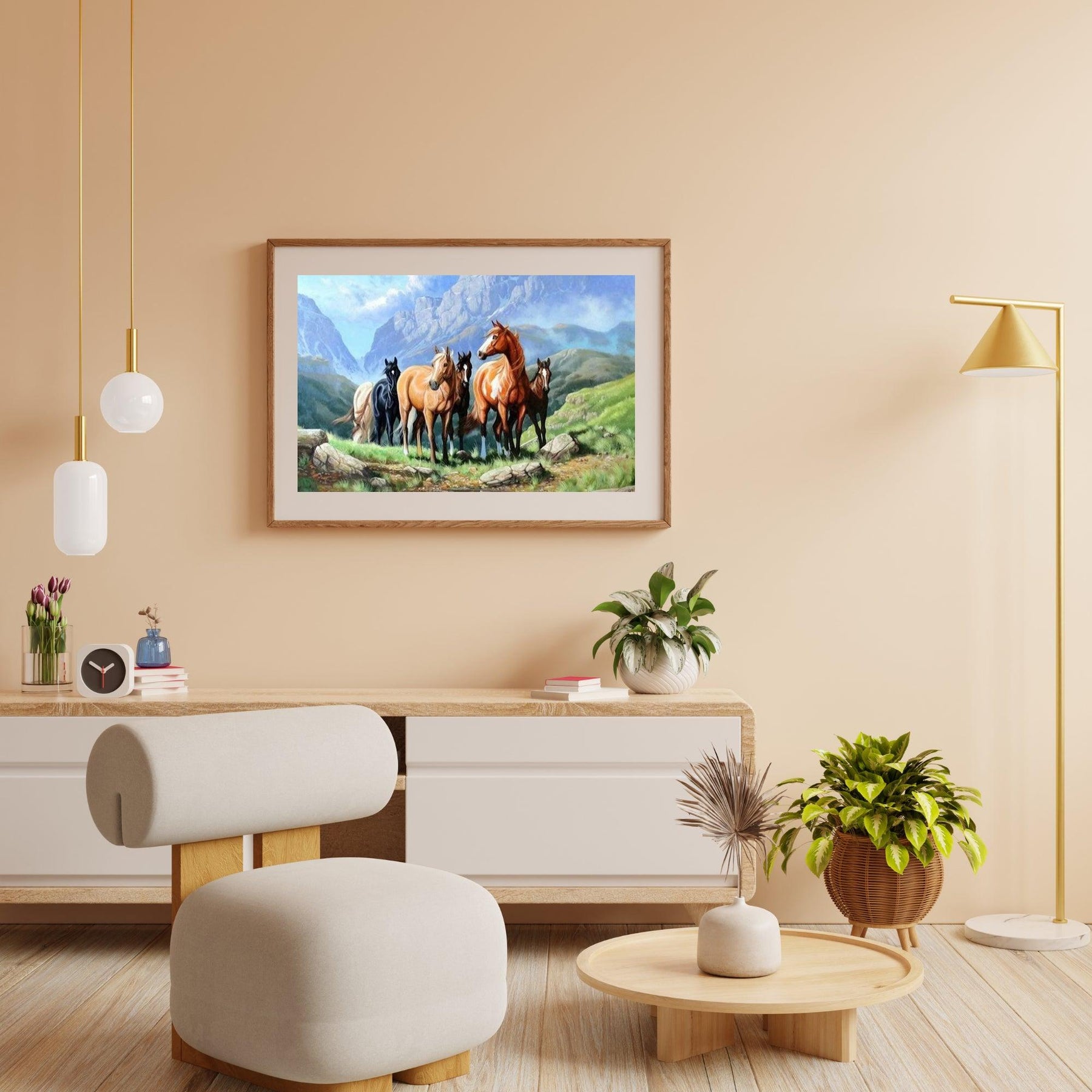 Diamond Painting Paarden in een veld - SEOS Shop ®