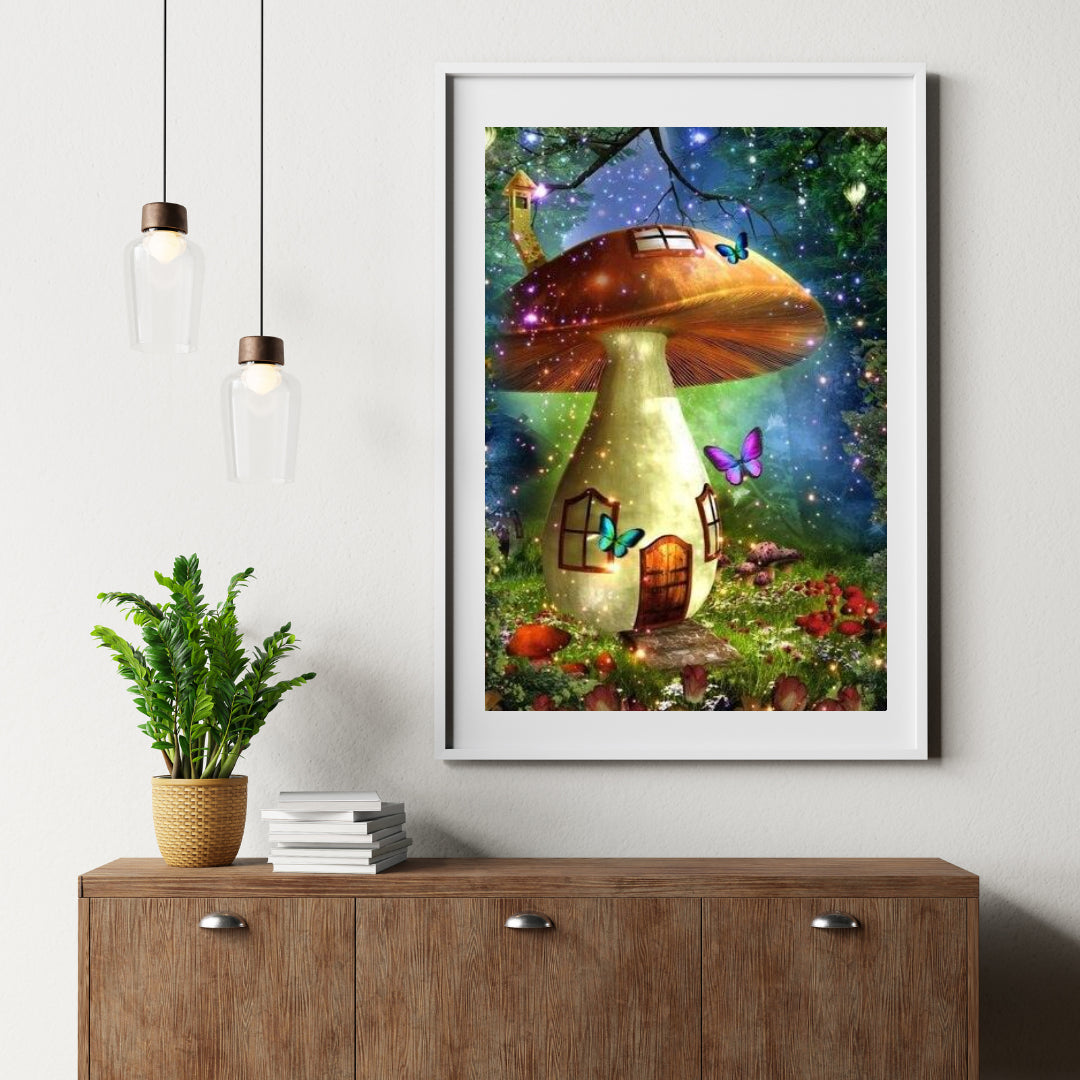 Diamantmalerei Pilzhaus - SEOS Shop ®