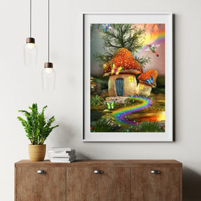 Diamantmalerei Pilzhaus - SEOS Shop ®