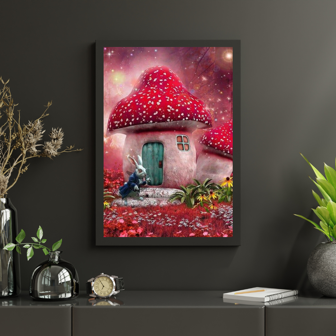 Diamantmalerei Pilzhaus - SEOS Shop ®