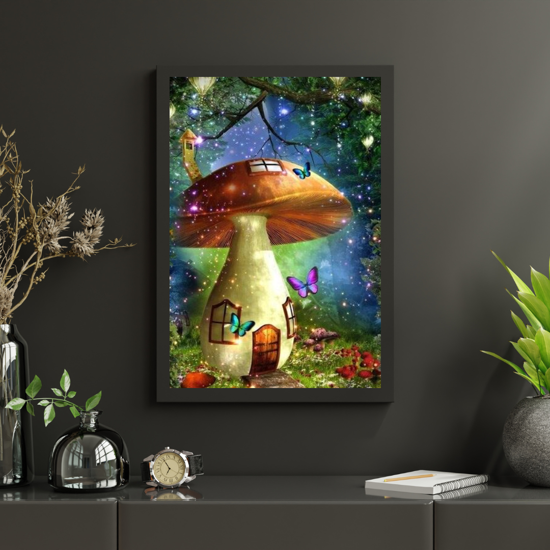 Diamantmalerei Pilzhaus - SEOS Shop ®