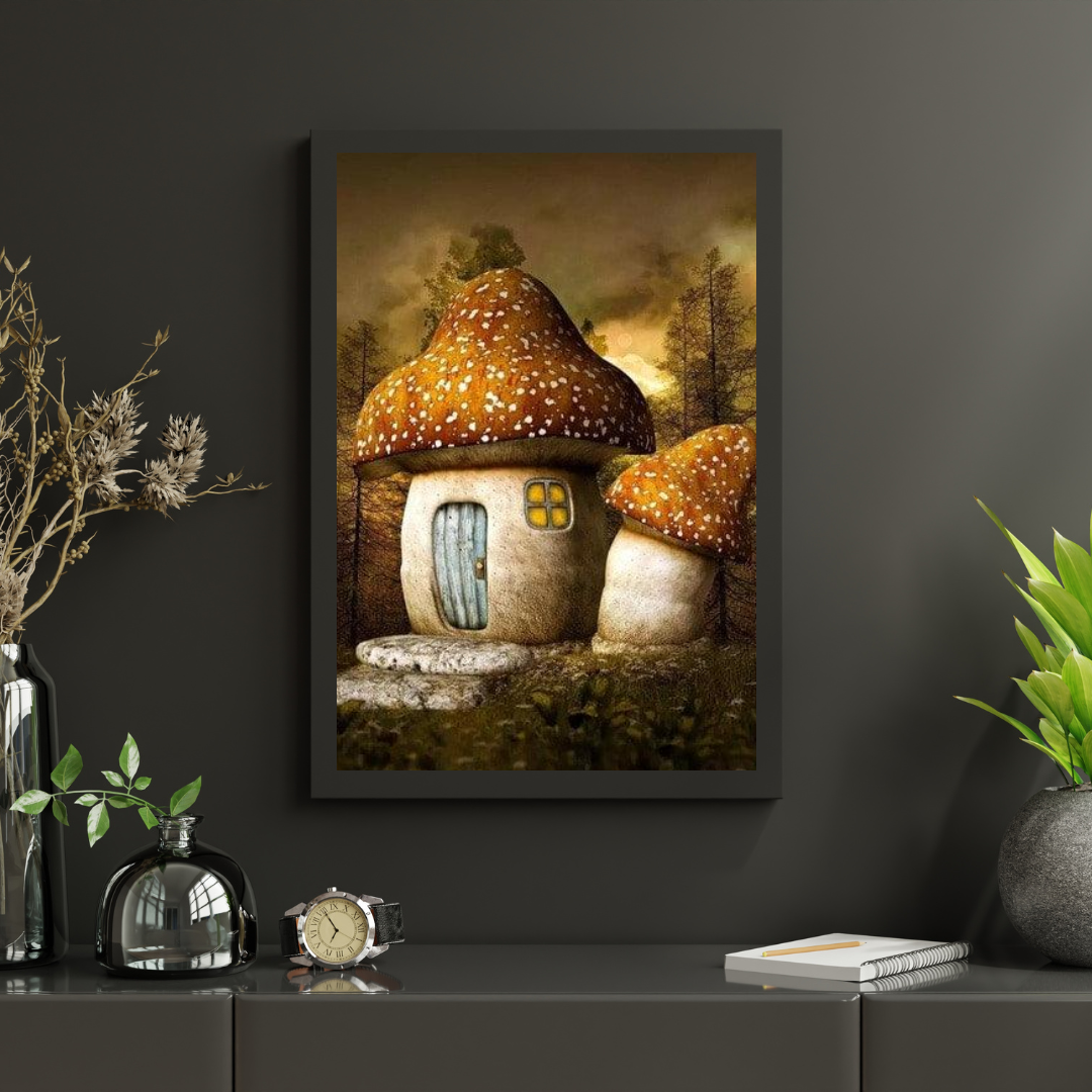 Diamantmalerei Pilzhaus - SEOS Shop ®