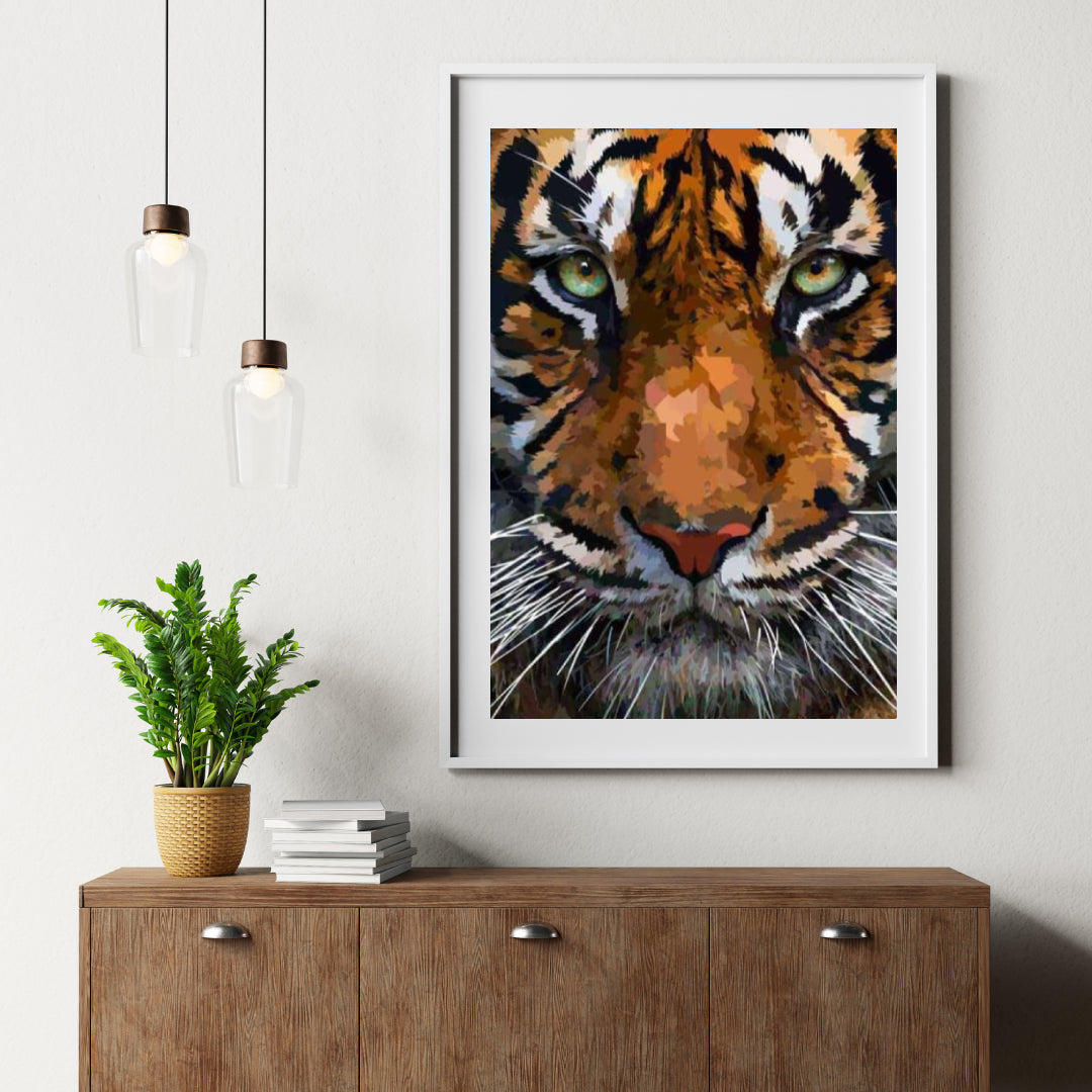 Diamond Painting Set Schöner Tigerkopf - SEOS Shop ®