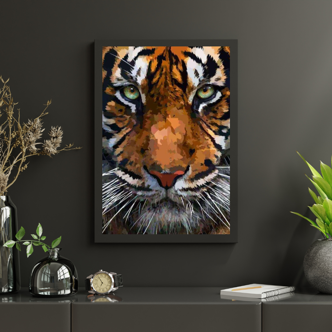Diamond Painting Set Schöner Tigerkopf - SEOS Shop ®