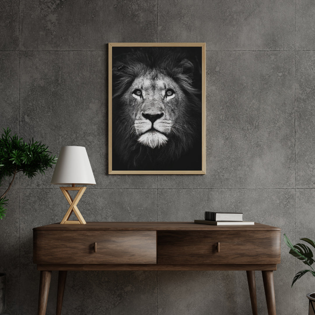 Diamond Painting Paket Schwarz Weißer Löwe - SEOS Shop ®