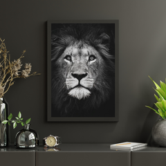 Diamond Painting Paket Schwarz Weißer Löwe - SEOS Shop ®