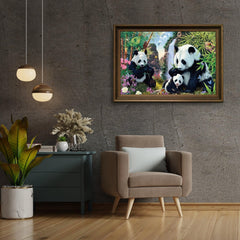 Diamond Painting Panda's essen Bambus - SEOS Shop ®
