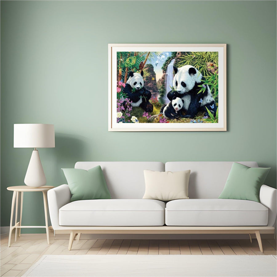 Diamond Painting Panda's essen Bambus - SEOS Shop ®