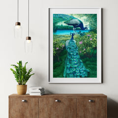 Diamantmalerei Pfau im Dschungel - SEOS Shop ®