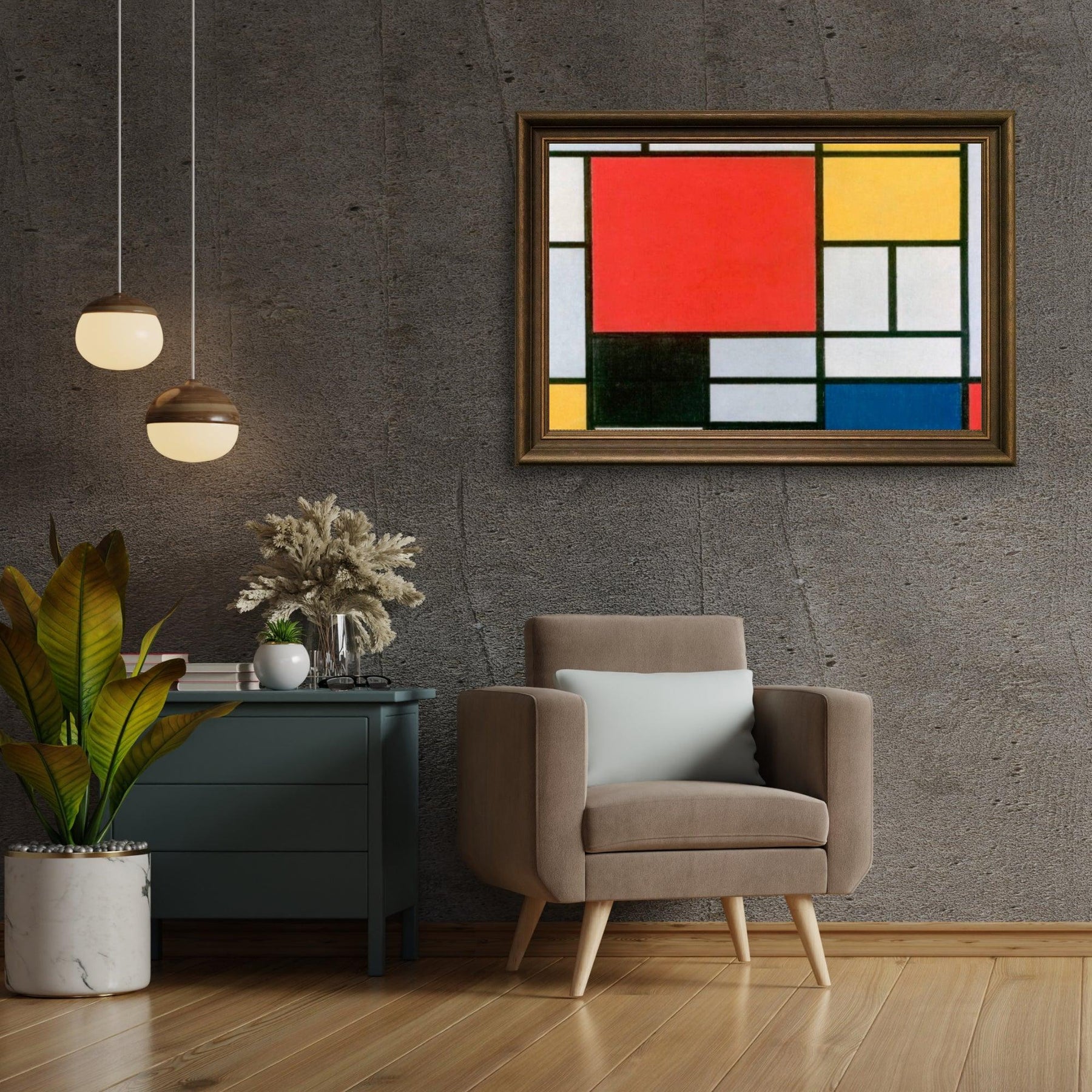 Diamond Painting Piet Mondrian Komposition - SEOS Shop®