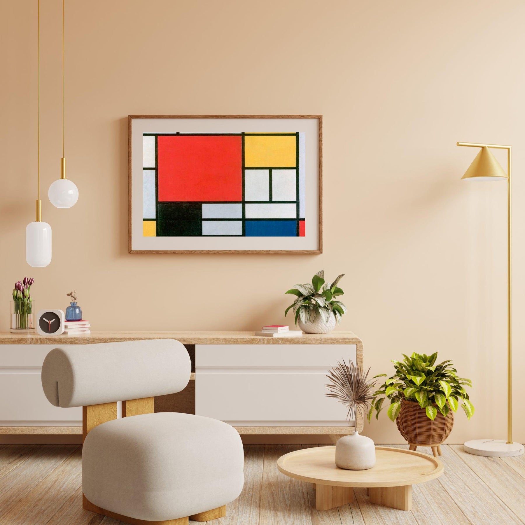 Diamond Painting Piet Mondrian Komposition - SEOS Shop®