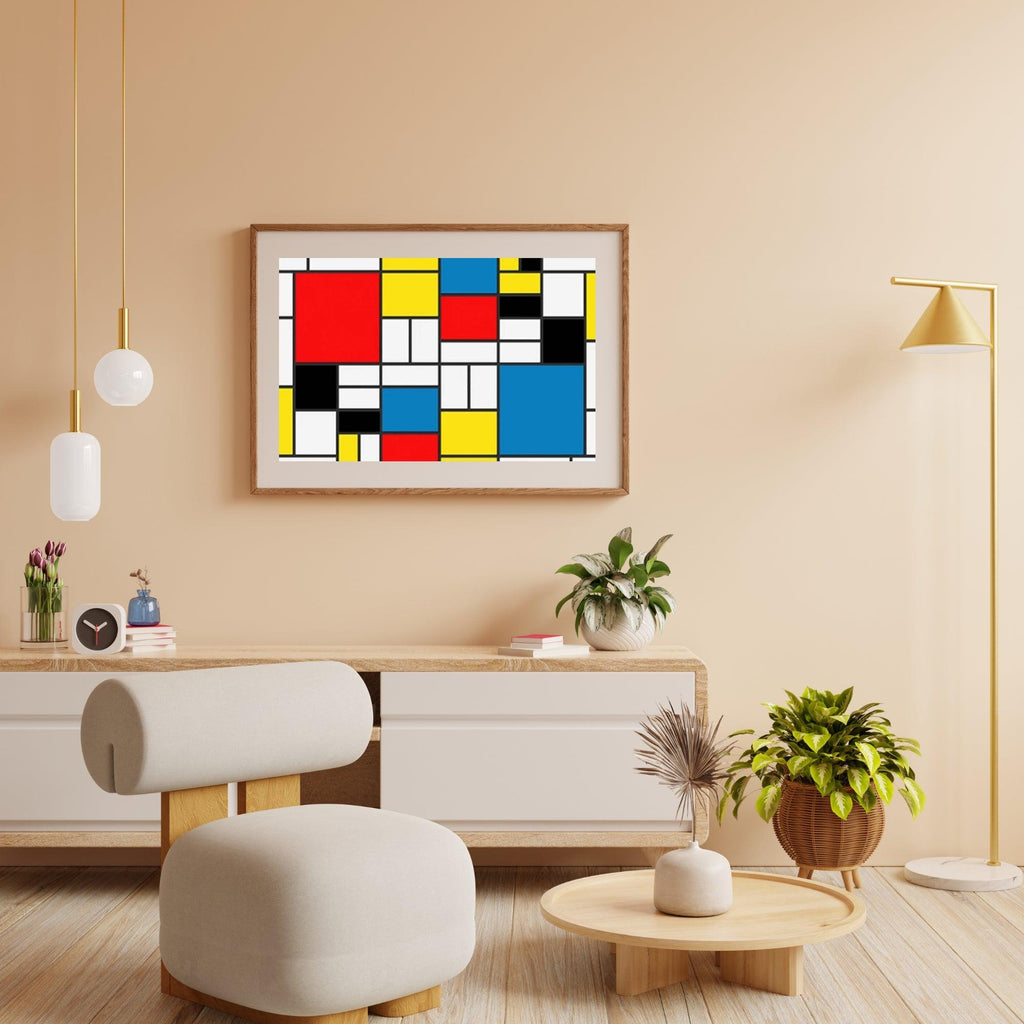 Diamantmalerei Piet Mondrian Gemälde - SEOS Shop ®