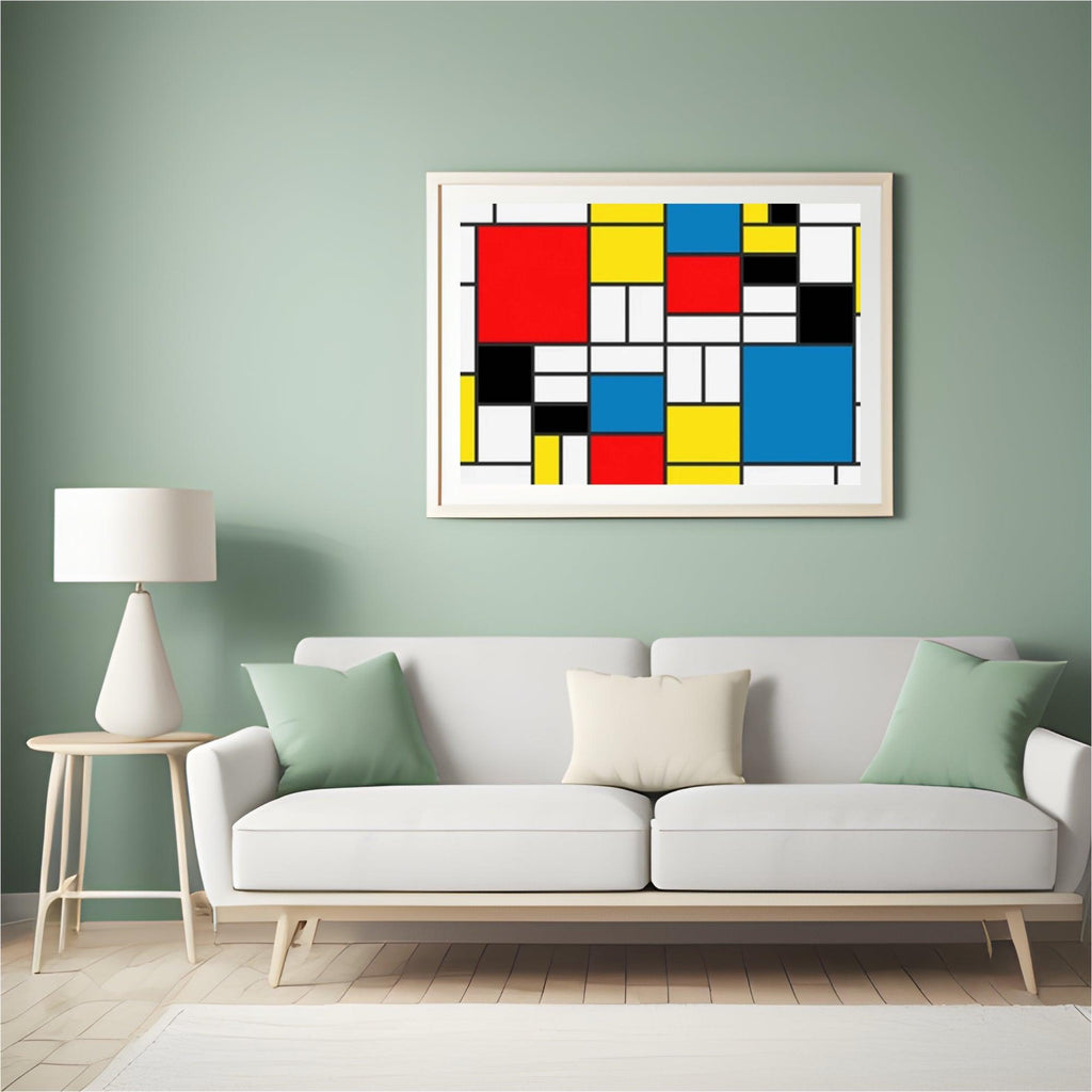 Diamantmalerei Piet Mondrian Gemälde - SEOS Shop ®
