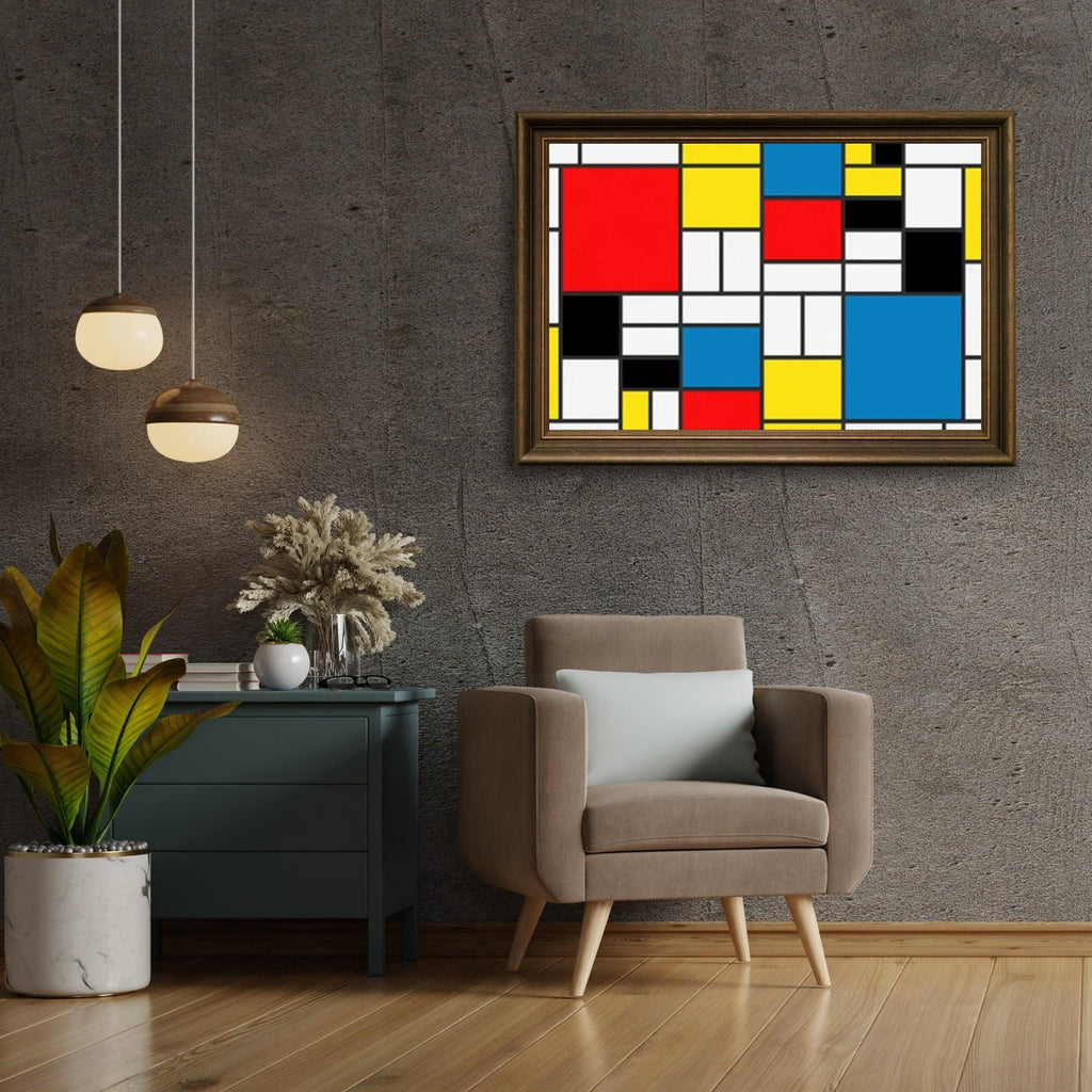 Diamantmalerei Piet Mondrian Gemälde - SEOS Shop ®