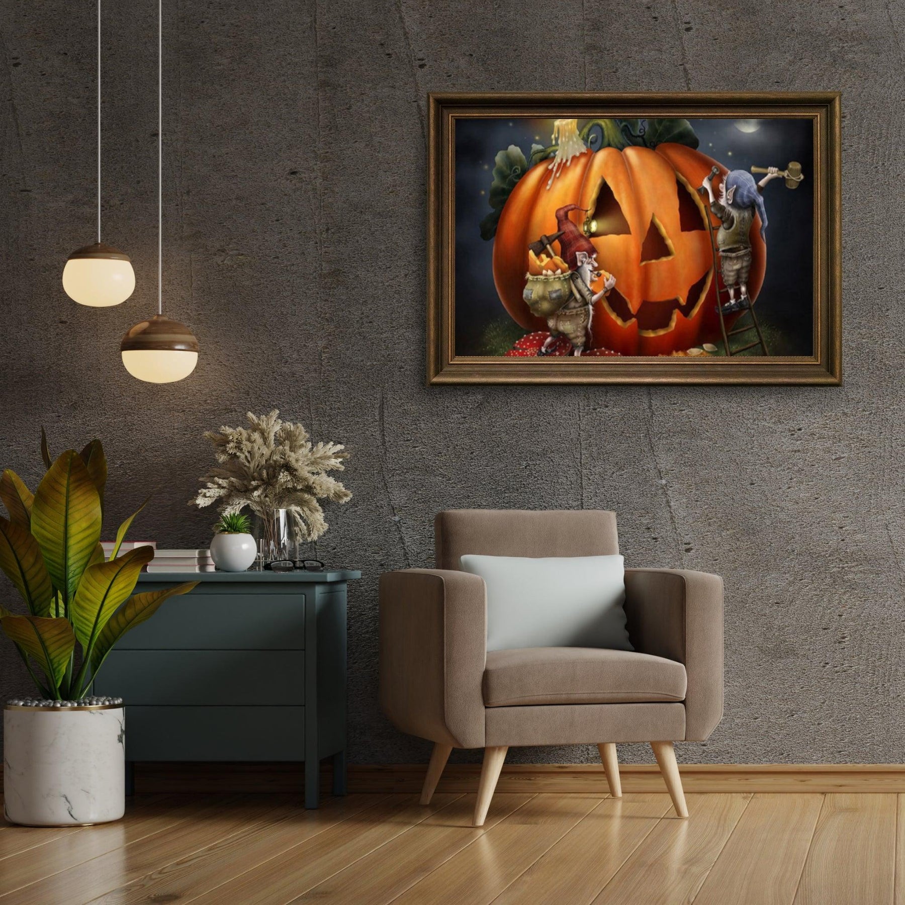 Diamond Painting Kürbis - Gnome - SEOS Shop ®